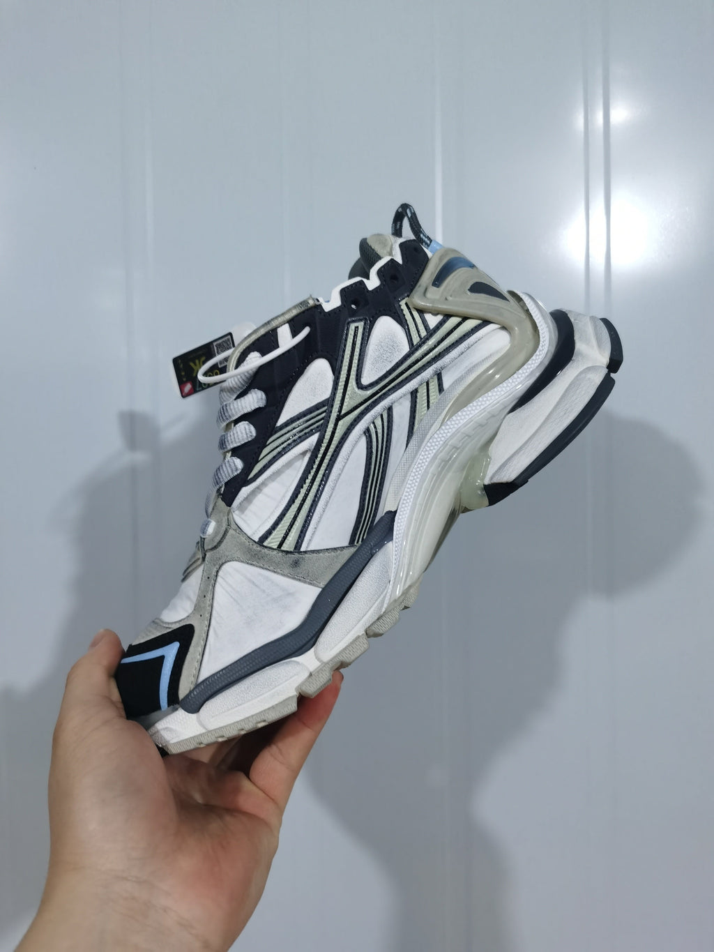 0623 Runner Sneakers White Black