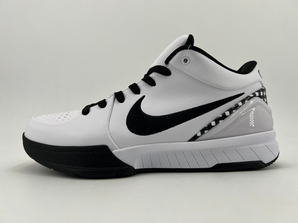 Nike Kobe 4 GIGI White Black Basketball Shoes