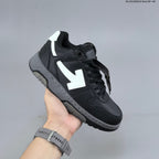 Off-White Arrows Low-Top Sneakers in Black and White