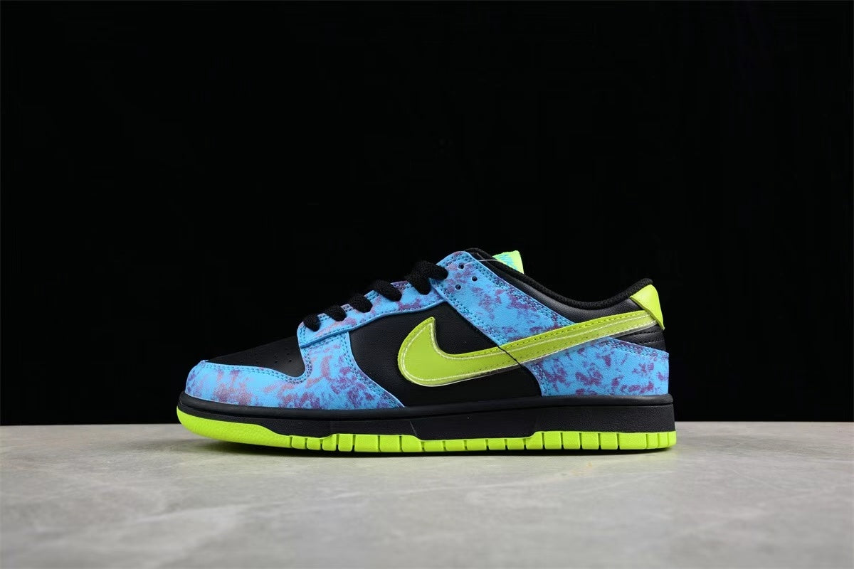 Nike SB DV1694-900 Low-Top Sneakers Black Blue Green