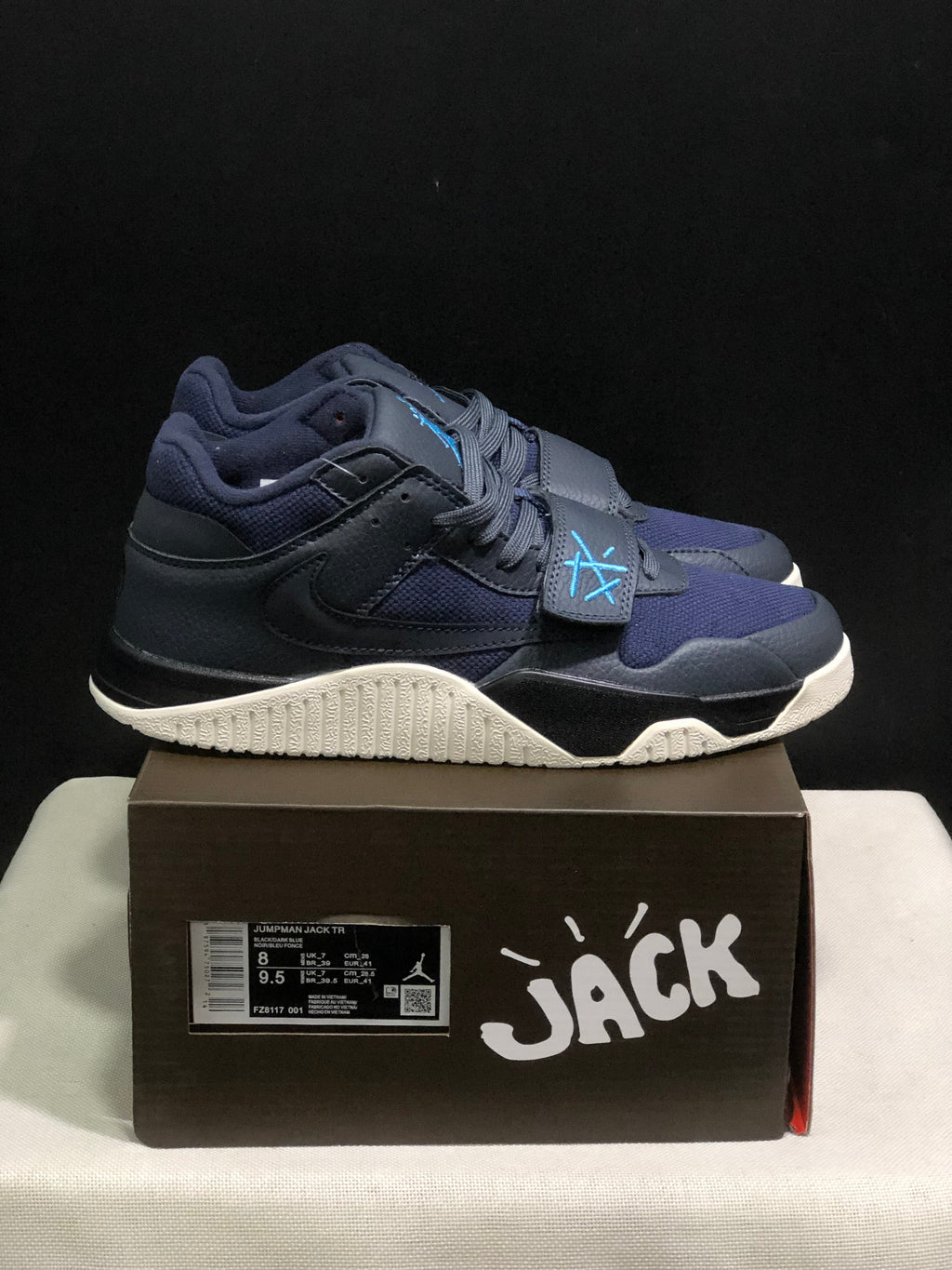 Jordan Jumpman Jack Travis Scott Black Navy Sneakers FZ8117-001