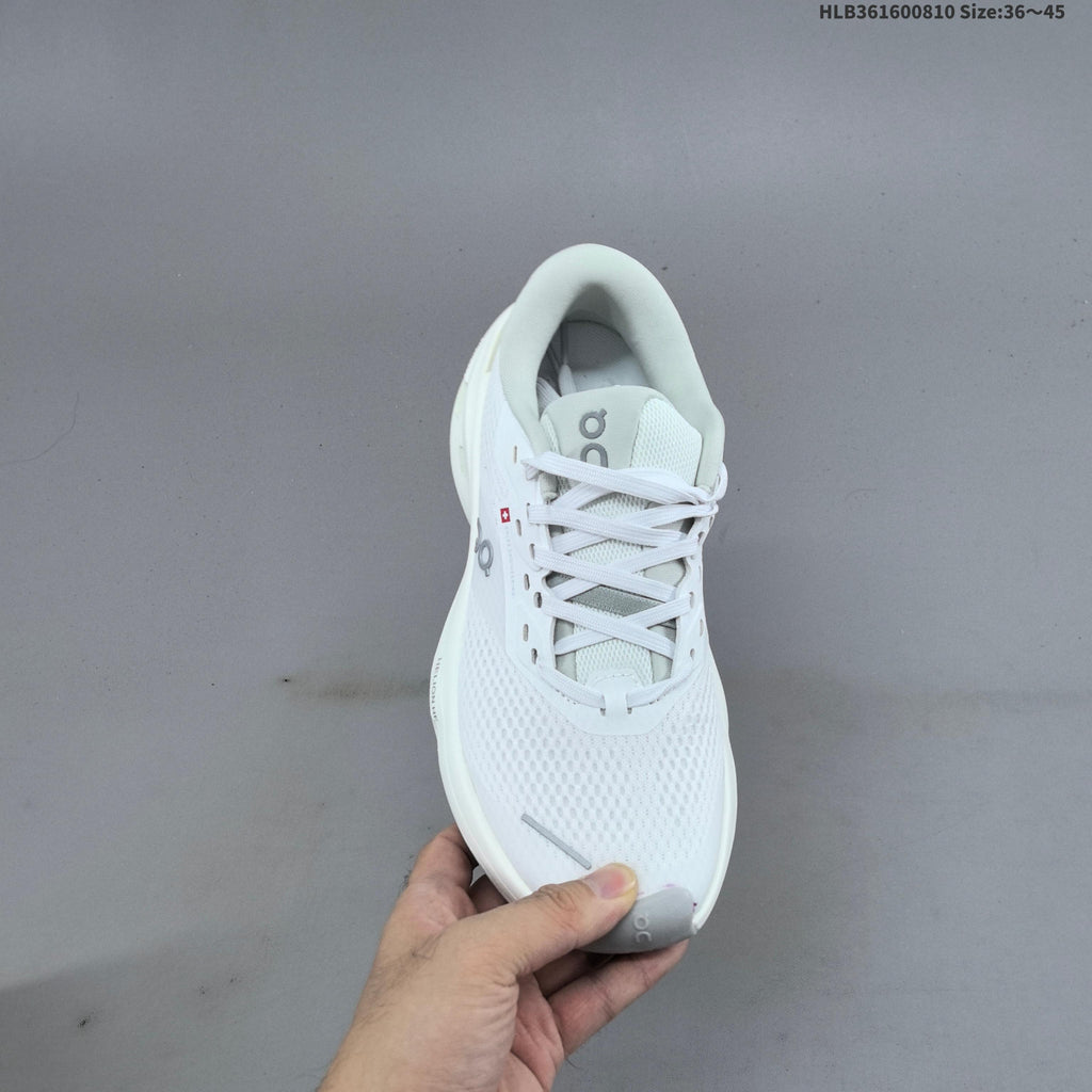 On Cloudrunner 3 Max White Running Sneakers