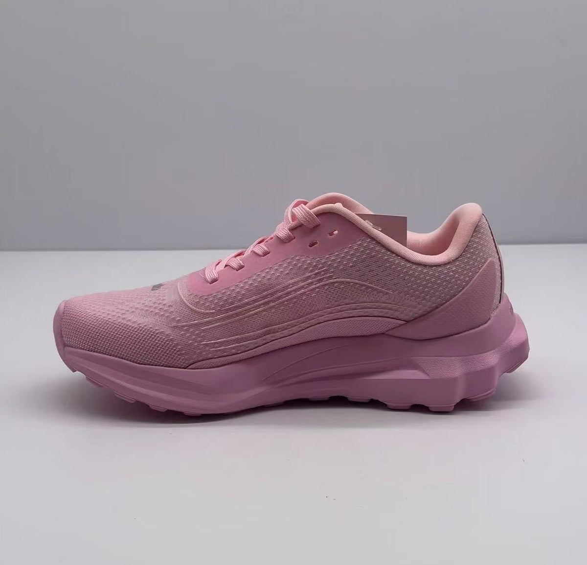 Alo Pink Knit Low-Top Sneakers