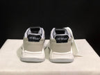 Off-White Low-Top Sneakers in Gray, Black and White