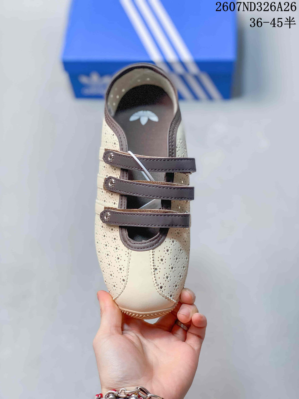 Adidas Originals Anfu Mary Jane Trainers Cream Brown LA1348