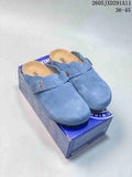 Birkenstock Zurich Suede Clog Sandals Blue 2605JXD291A11