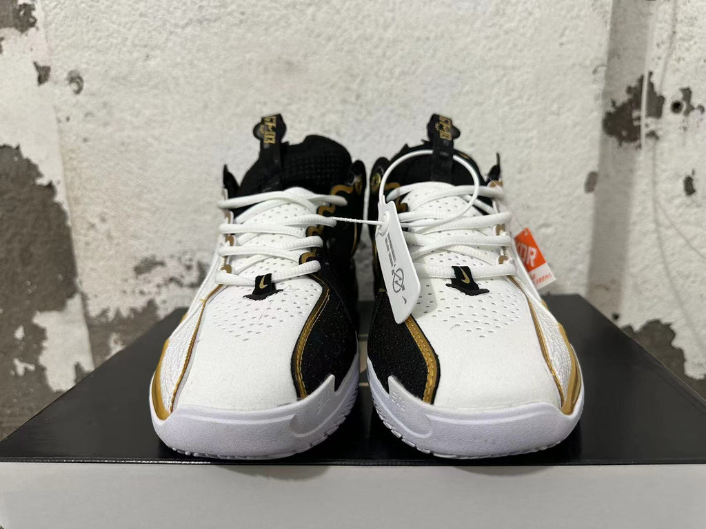 Nike G.T. Cut 3 White, Black and Gold Basketball Shoes