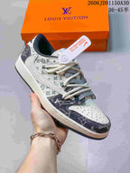 Air Jordan 1 Low OG SP Monogram Print Sneakers