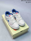 Nike SB Dunk Low Pro White Blue Low-Top Skate Shoes
