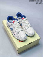 Nike SB Dunk Low Pro White Blue Low-Top Skate Shoes