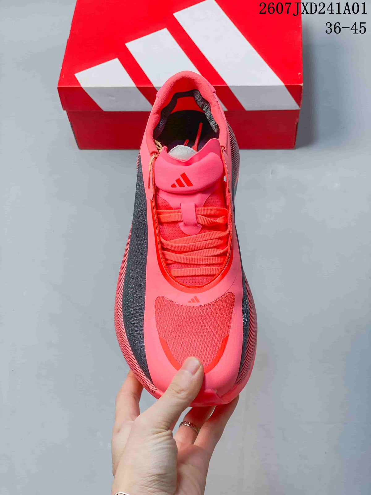 adidas Hyperboost Edge Running Shoes, Pink and Black