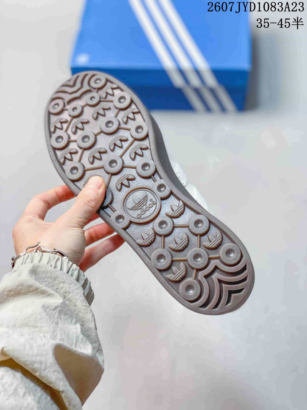 Adidas Gazelle Sneakers White and Gray Casual Shoes