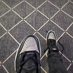 Air Jordan 1 High Shadow Black and Grey Sneakers