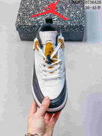 Jordan Spizike Low Sneakers White Navy Gold JJD736A26