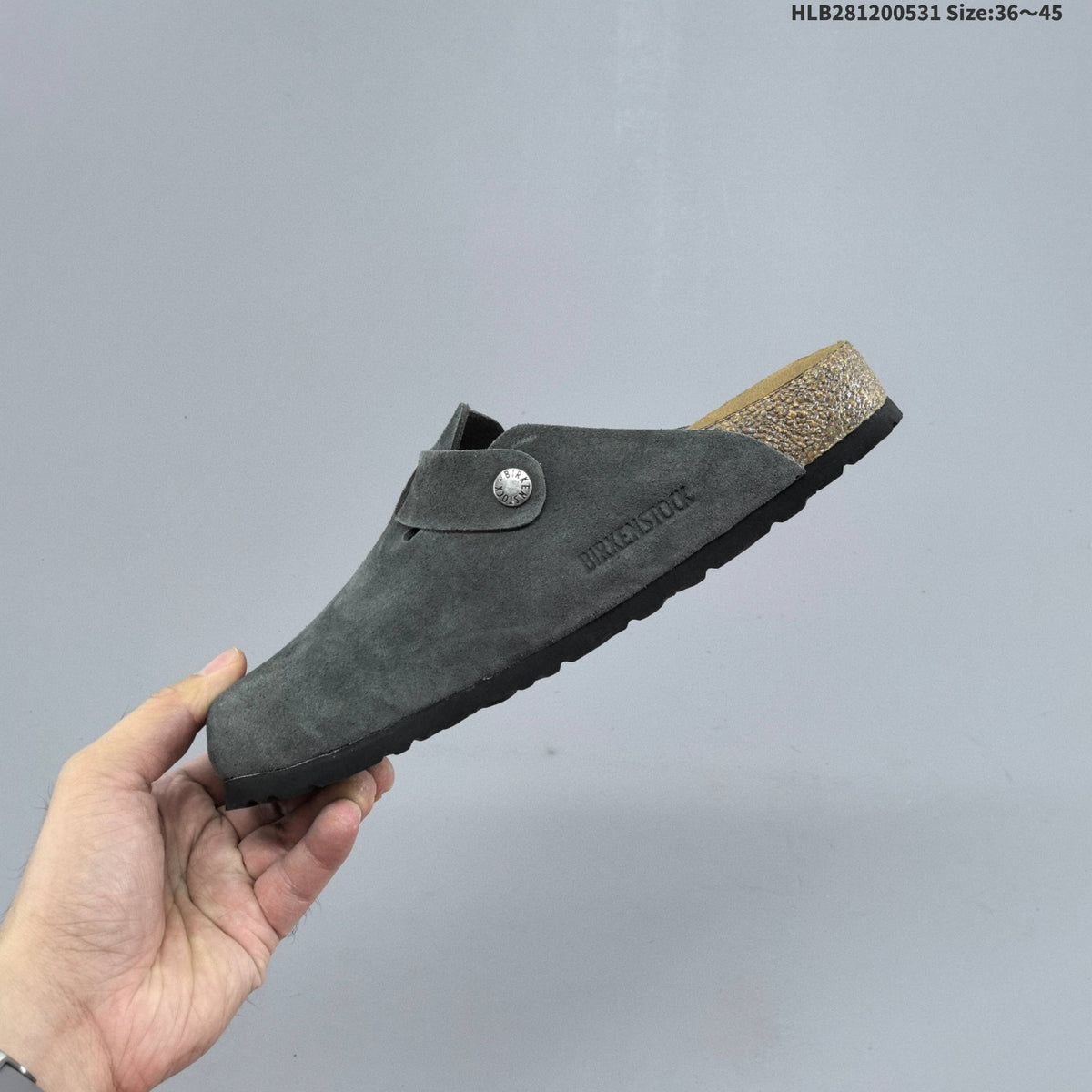 Birkenstock Boston Shearling Clog in Gray