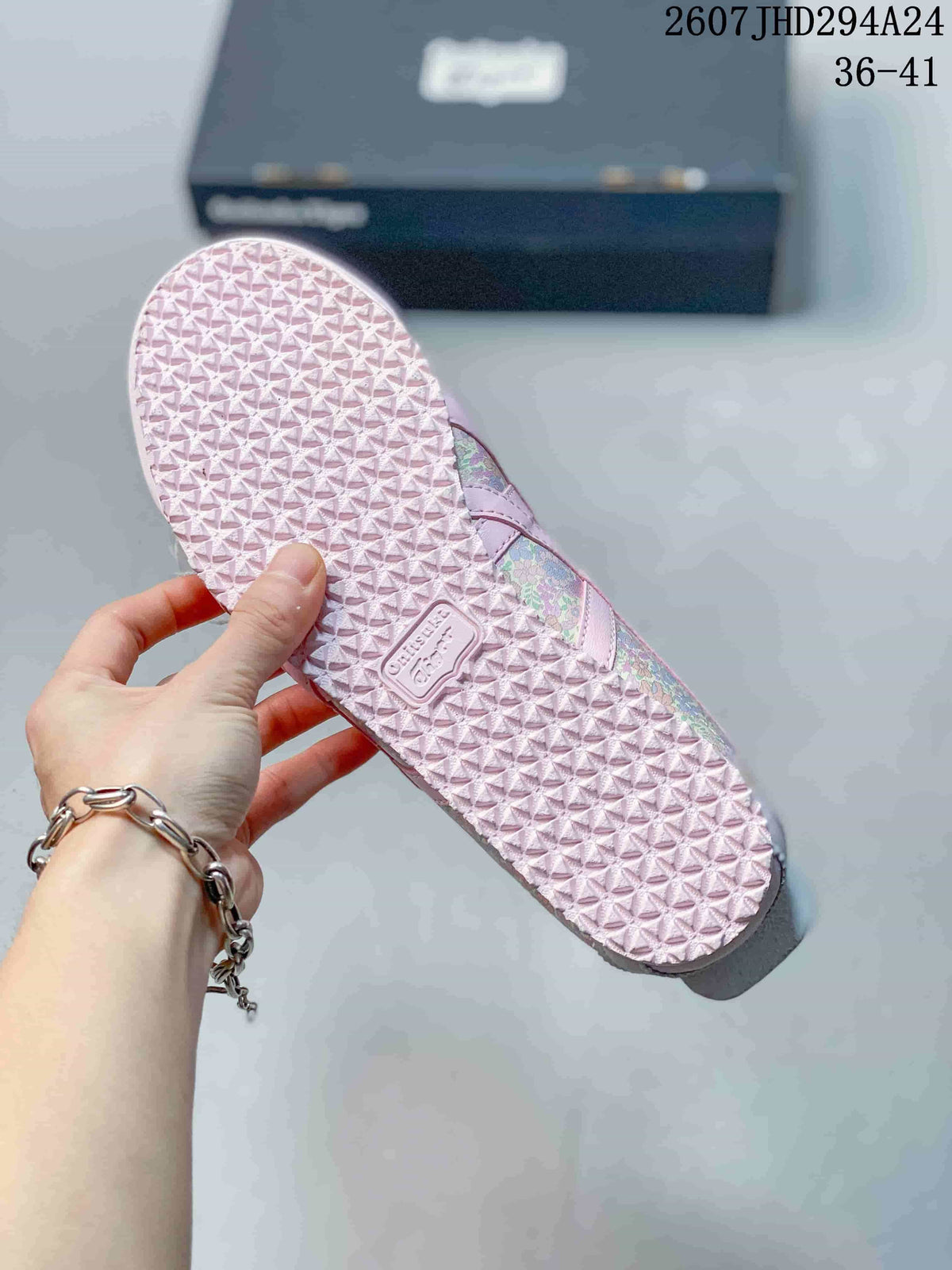 Onitsuka Tiger Mexico 66 Pink Floral Sneakers 2607JHD294A24