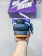 Nike SB Dunk Low Pro Navy Black Purple Gum Sneakers