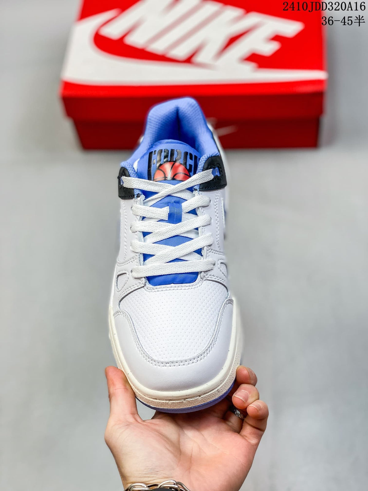 Nike Full Force LO Low-Top Sneakers White Blue Black