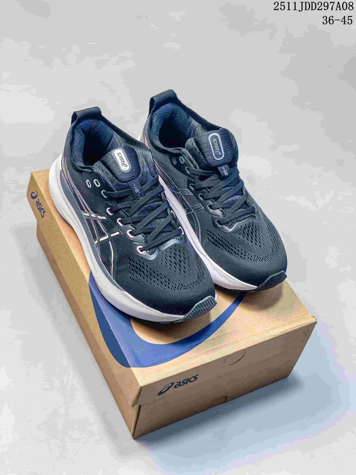 Asics GEL-KAYANO Running Shoes Black White 2511JDD297A08