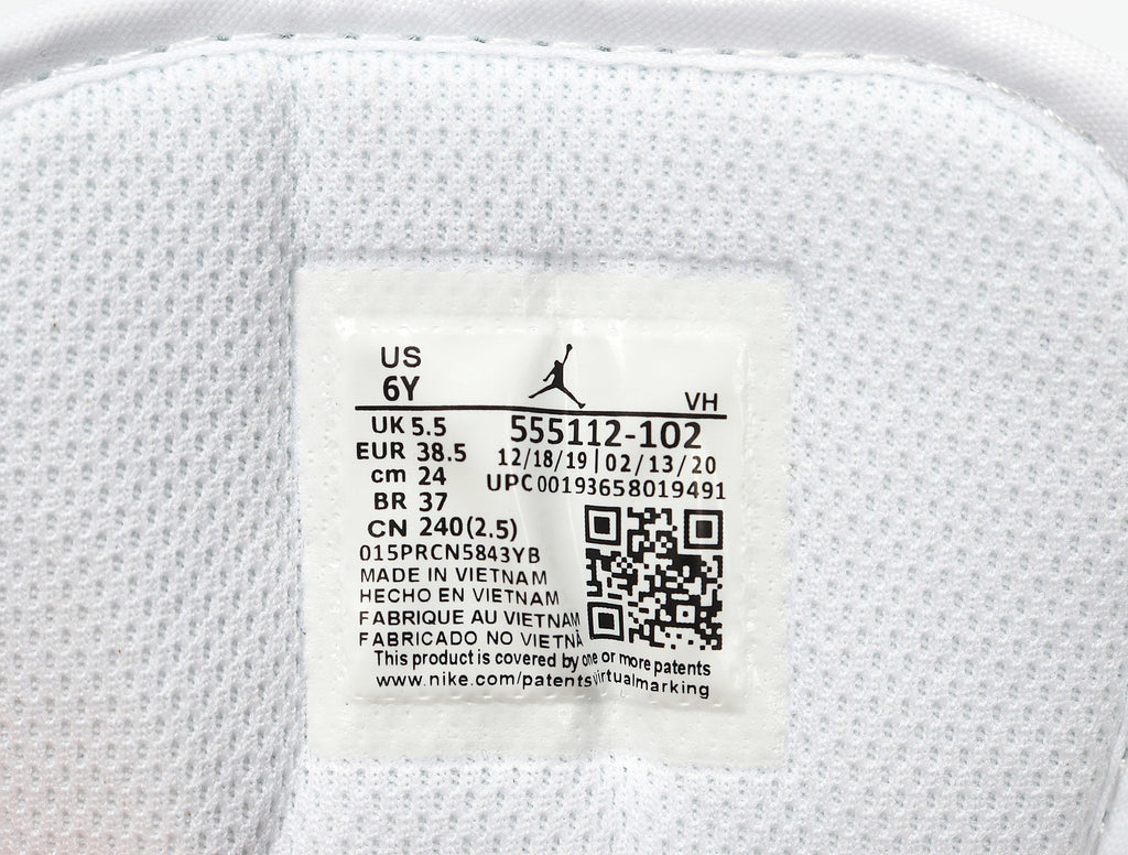 Jordan 1 Mid Sneakers White Pink Turquoise 555112-102