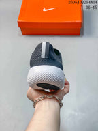Nike Free Low-Top Running Sneakers Dark Gray White