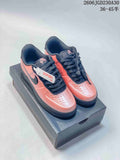 Nike Air Force 1 ’07 Low Sneakers in Coral and Black
