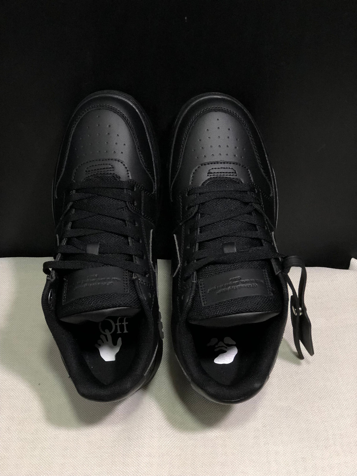 Off-White Out Of Office Low-Top Sneakers Black
