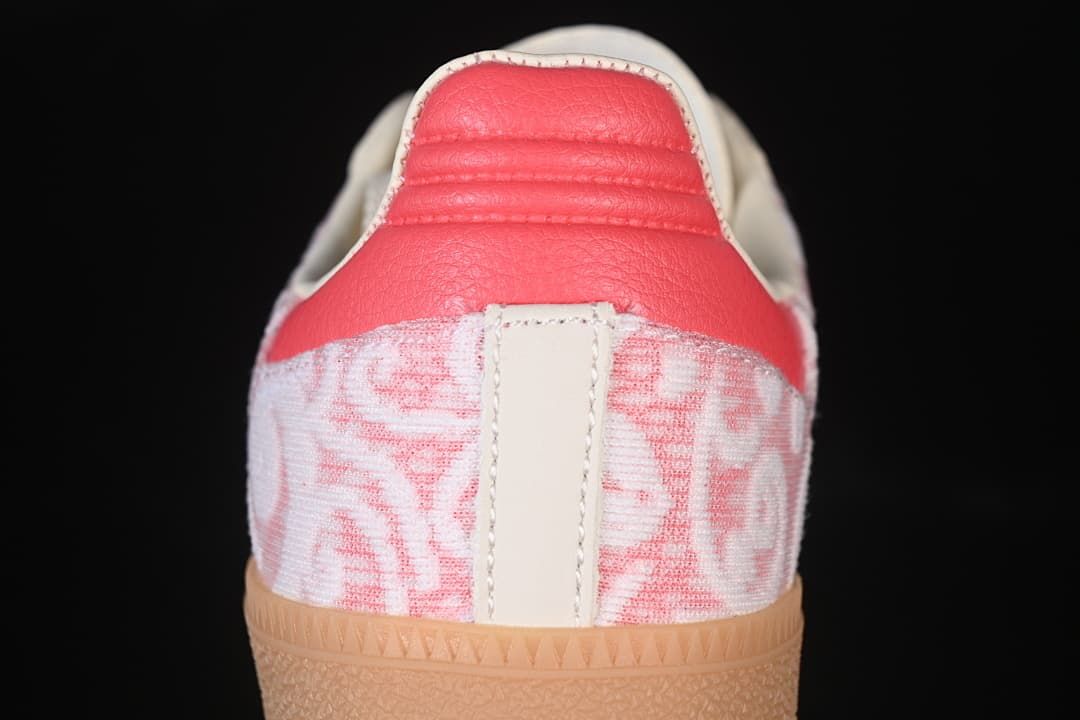 adidas Samba OG JR8841 Pink Pattern Sneakers