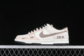 Nike SB Dunk Low Cream Houndstooth Swoosh Sneakers