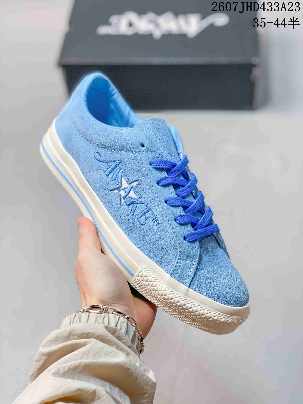 Converse All Star One Star Low-Top Sneakers Blue 2607JHD433A23