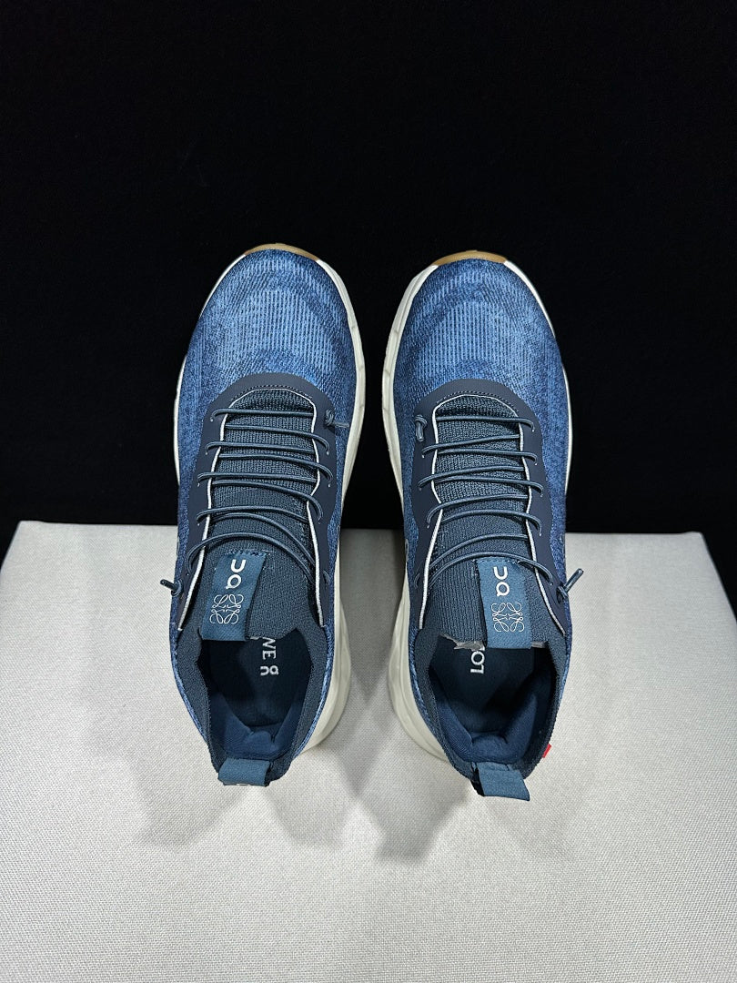 On x LOEWE Cloudtilt Sneakers in Denim Blue