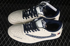 Jordan 1 Low OG SP Cream and Navy Sneakers