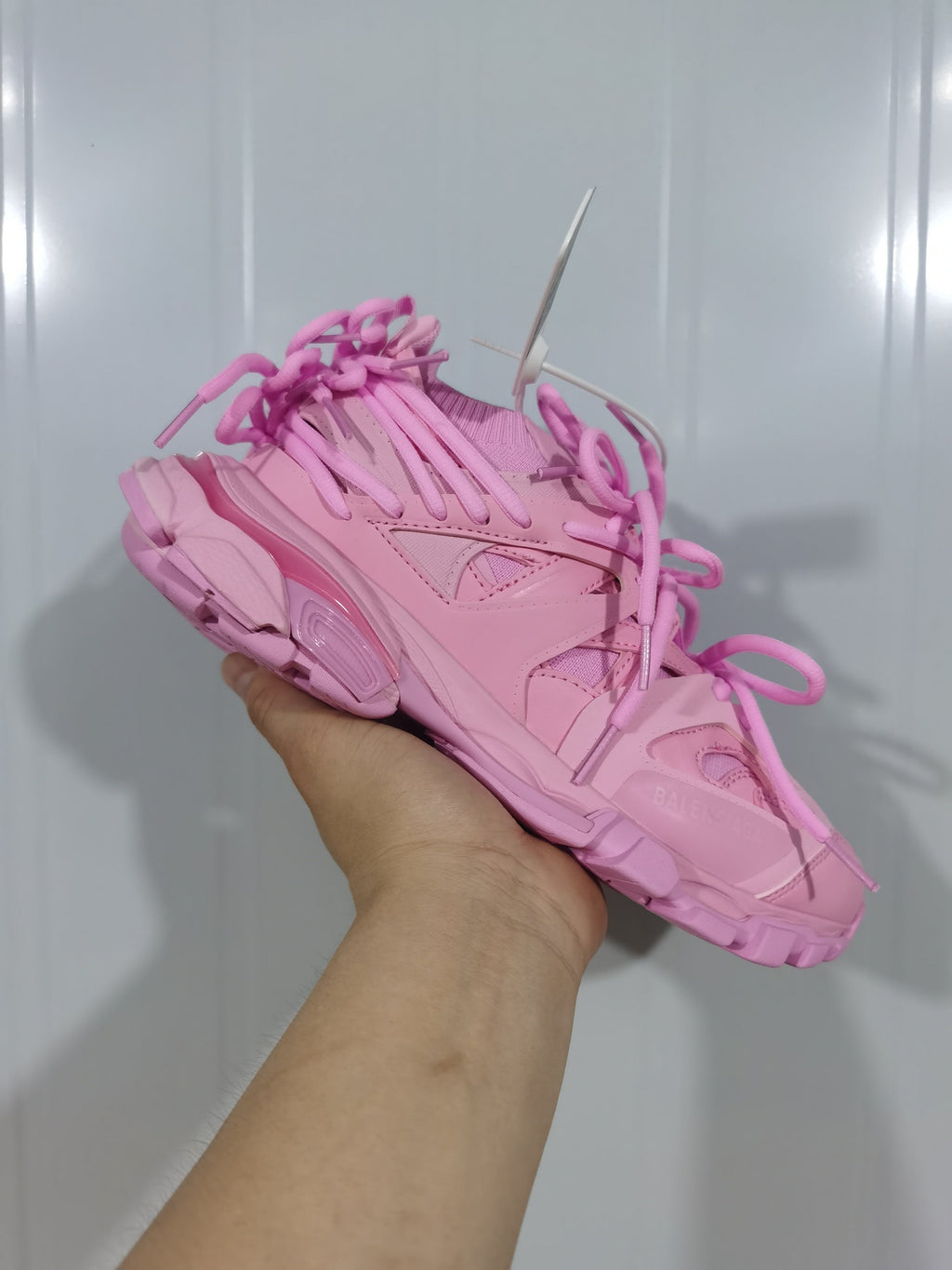 Balenciaga Track Lace Sneakers Pink 5000