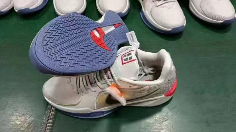 Nike Basketball Shoes in Gray and Blue