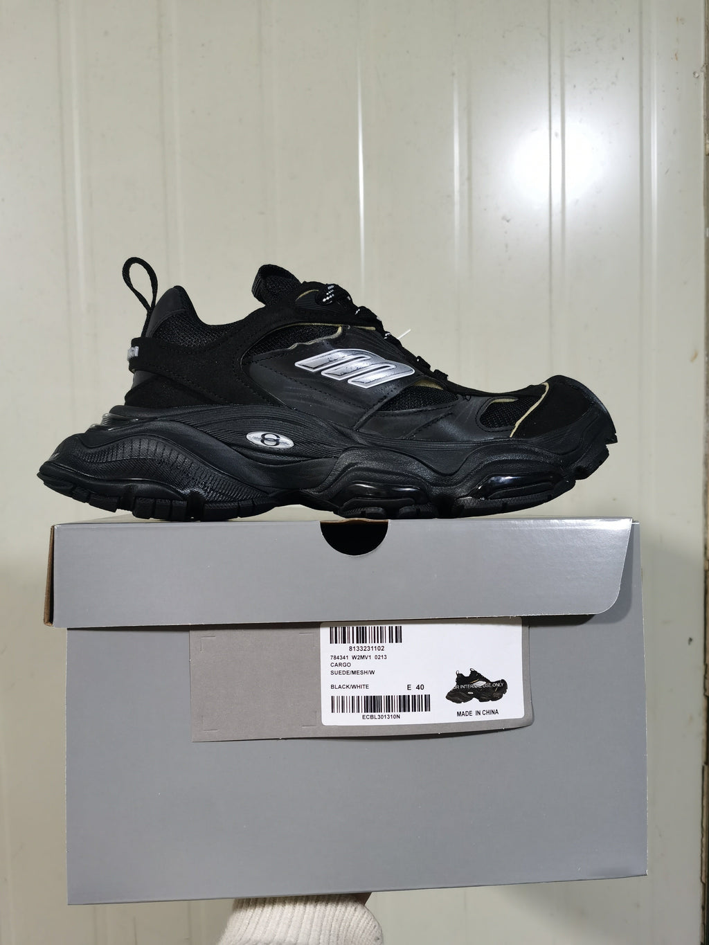 Skechers 0213 Black/White Chunky Sneakers