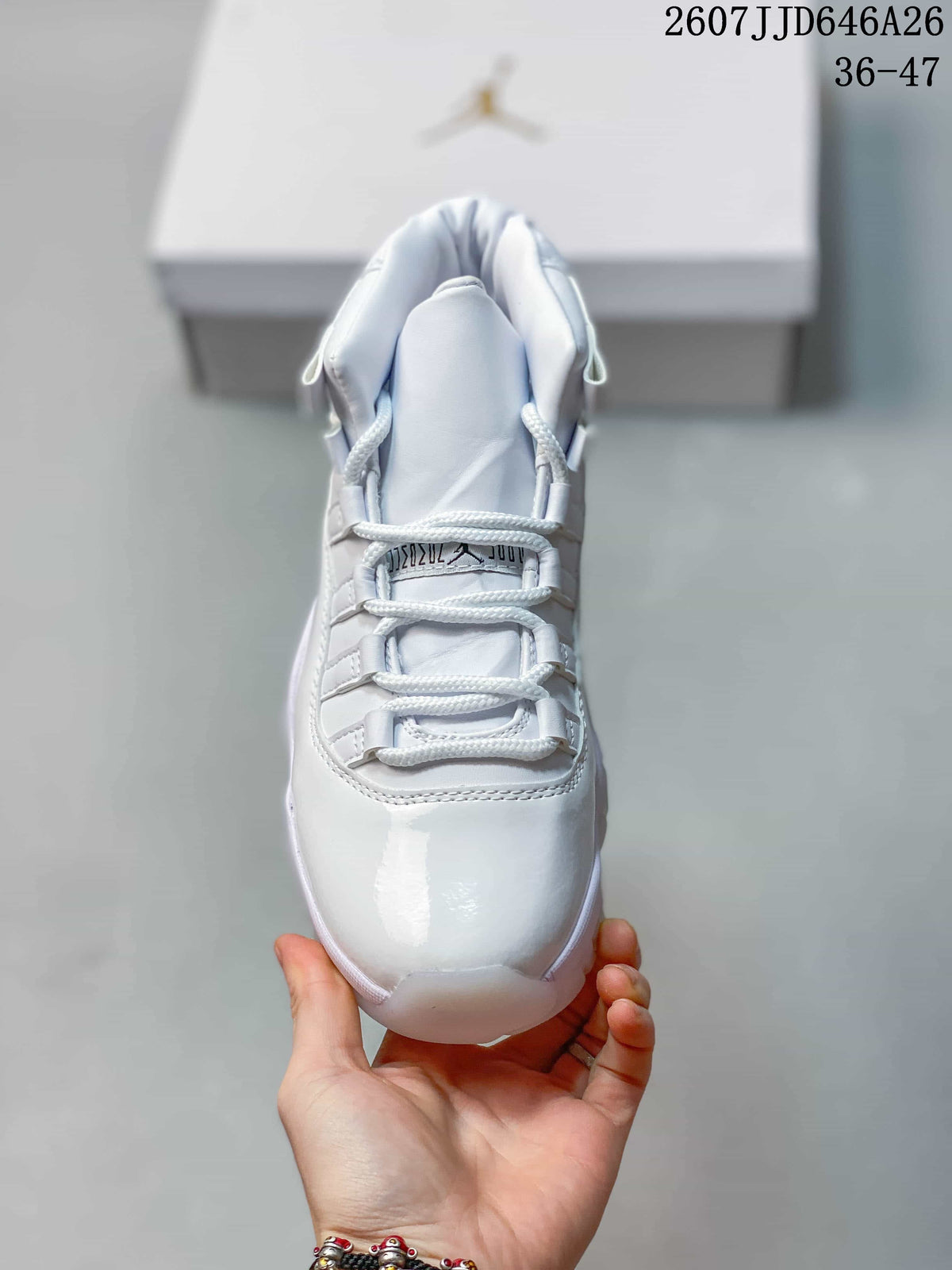 Jordan Air Jordan 11 Retro White High-Top Sneakers