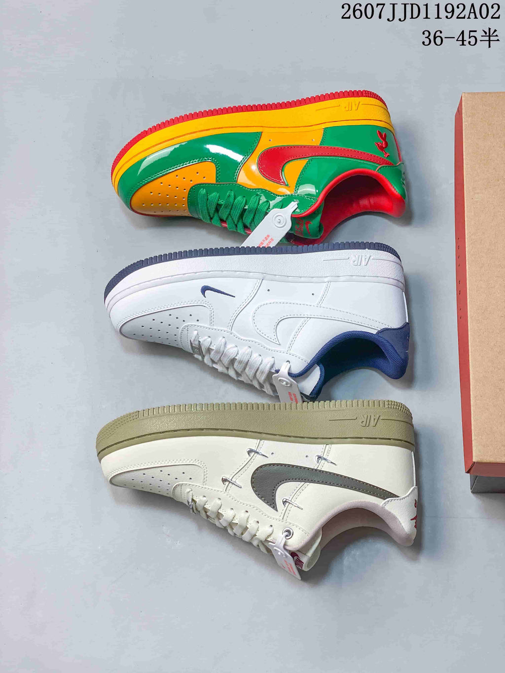 Nike Air Force 1 ’07 Low Sneakers, Three Colorways