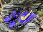 Nike Kobe 5 Basketball Shoes in Purple, Black and Gold
