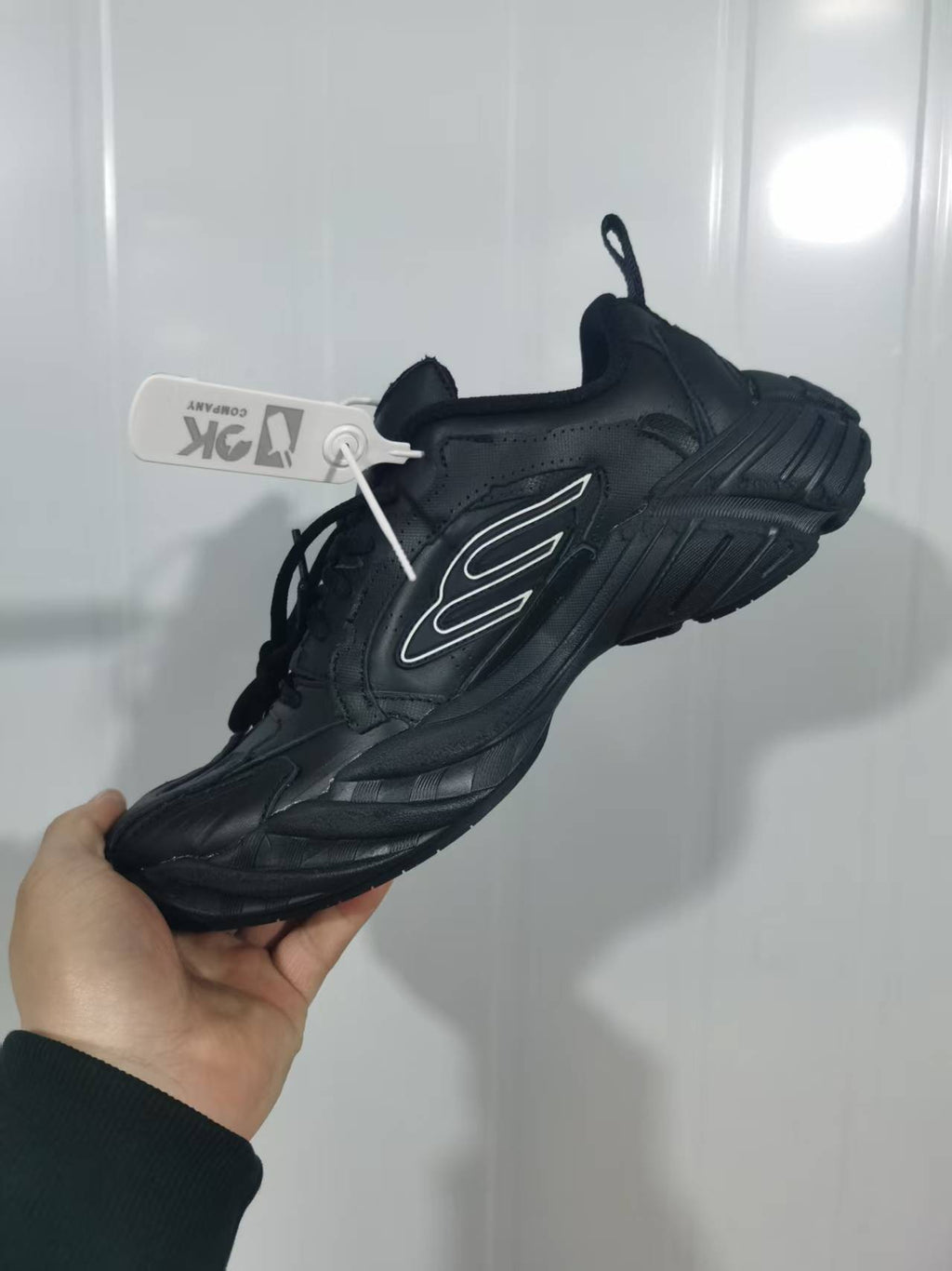 Skechers Black Chunky Lace-Up Sneakers
