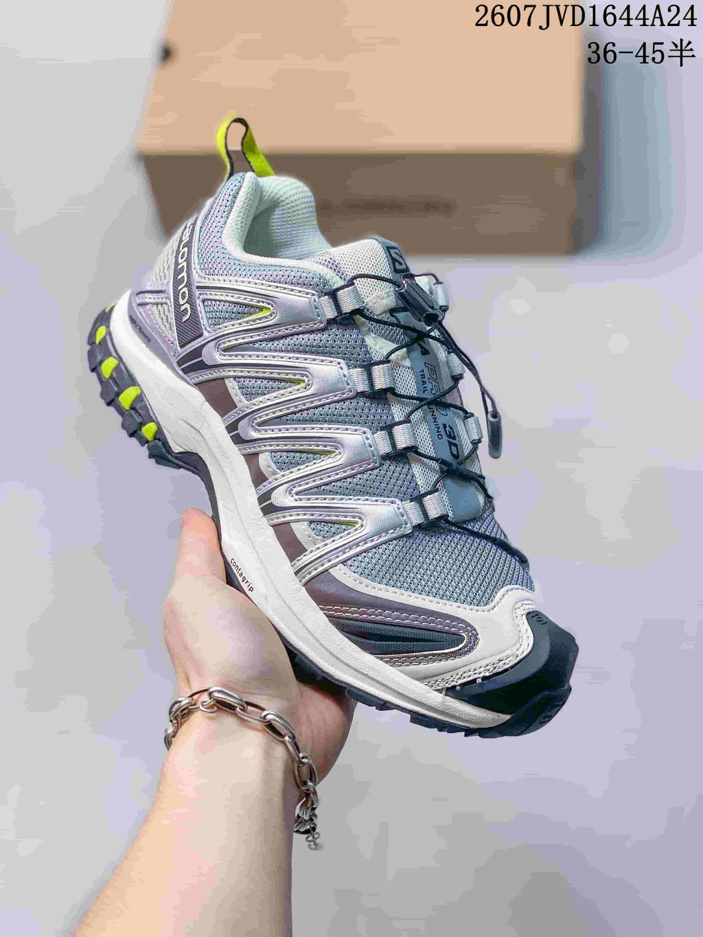 Salomon XA PRO 3D Seasonal Sneakers Gray White 712540TOI