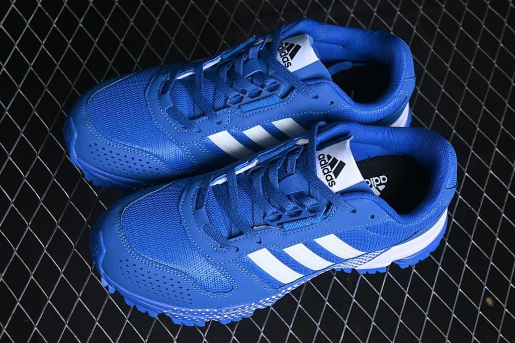 adidas S77540 Blue Mesh Trail Sneakers