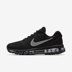 Nike Air Max 2017 Black Silver Running Sneakers 849559-001