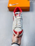 Nike Blazer Low ’77 Jumbo White Red Sneakers 2601NY296A09