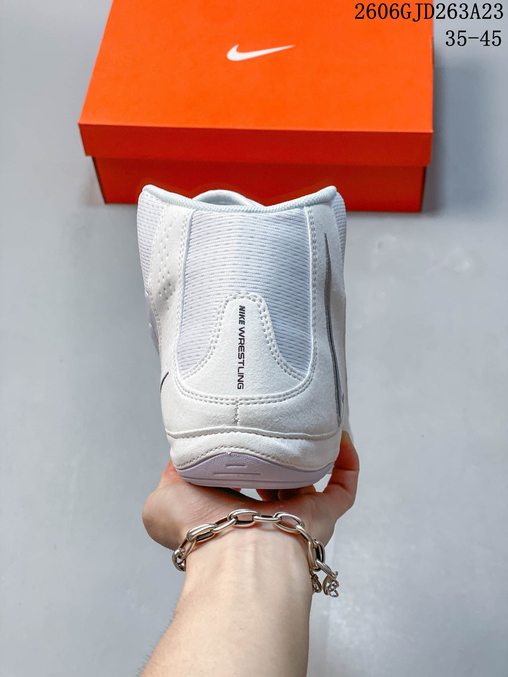 Nike Inflict 4 Wrestling Shoes White