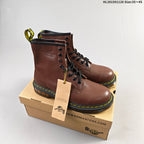 Dr. Martens 1461 Brown Lace-Up Platform Boots