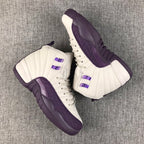 Jordan Air Jordan 12 White Purple Sneakers 510815-001