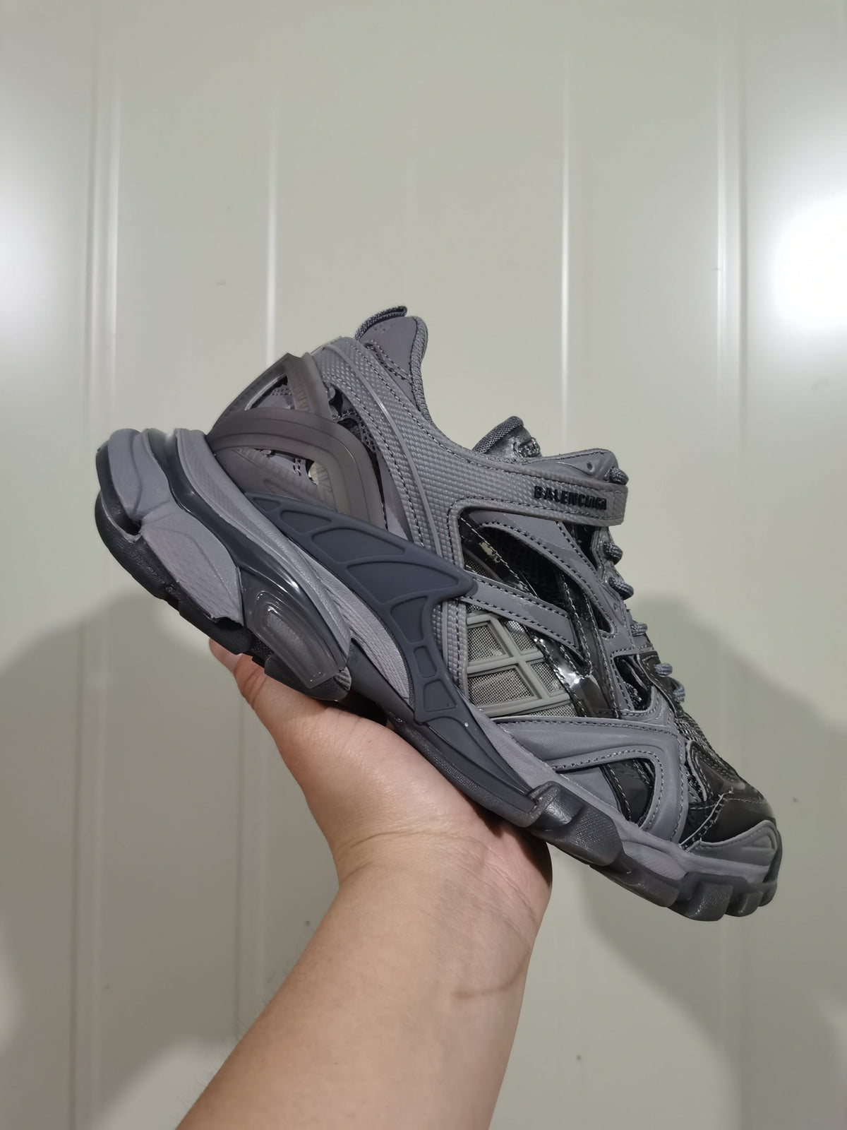 Balenciaga Track.2 Open Sneaker Dark Grey 1800