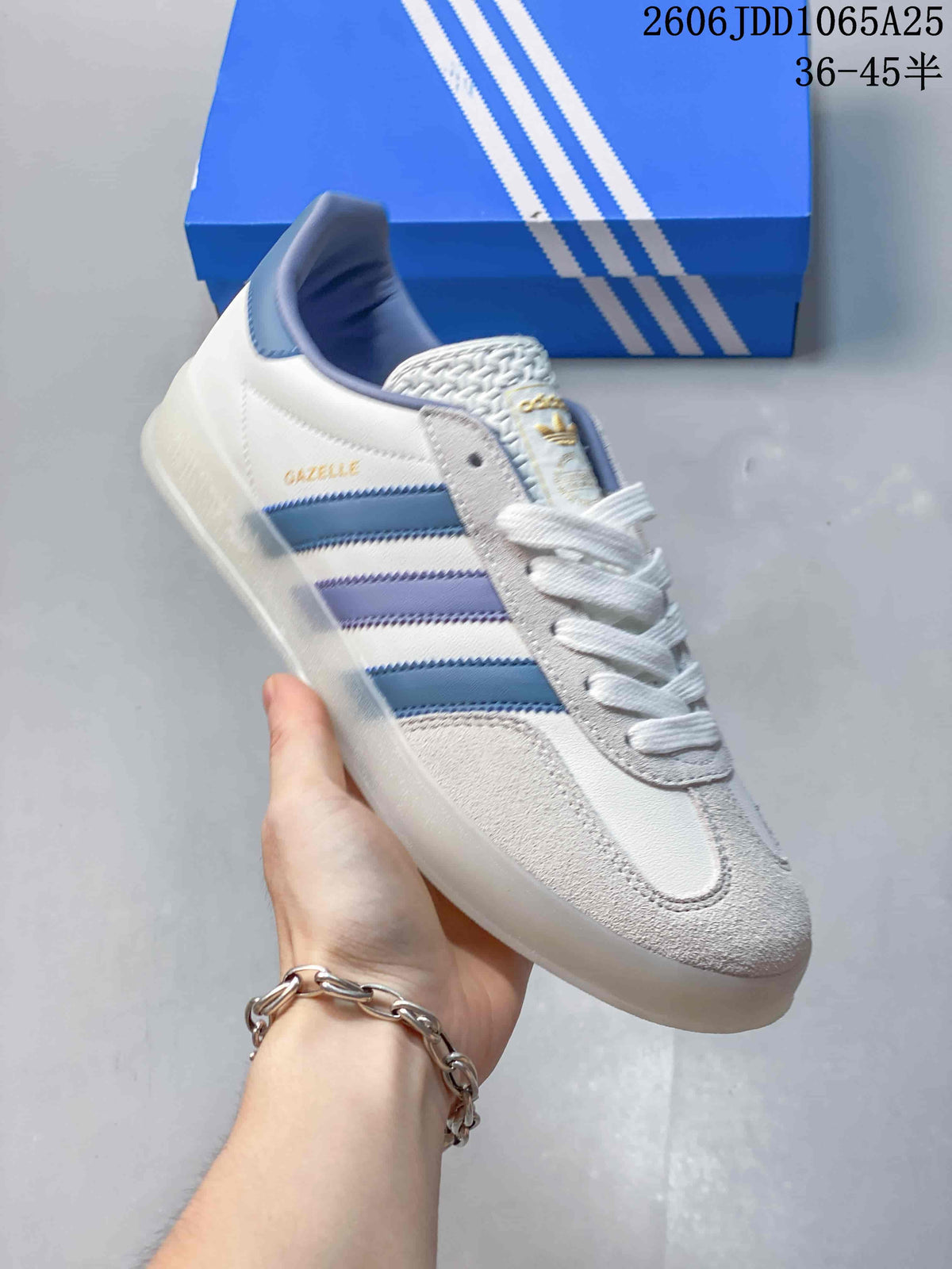 adidas Gazelle Sneakers White Blue 612050TIT