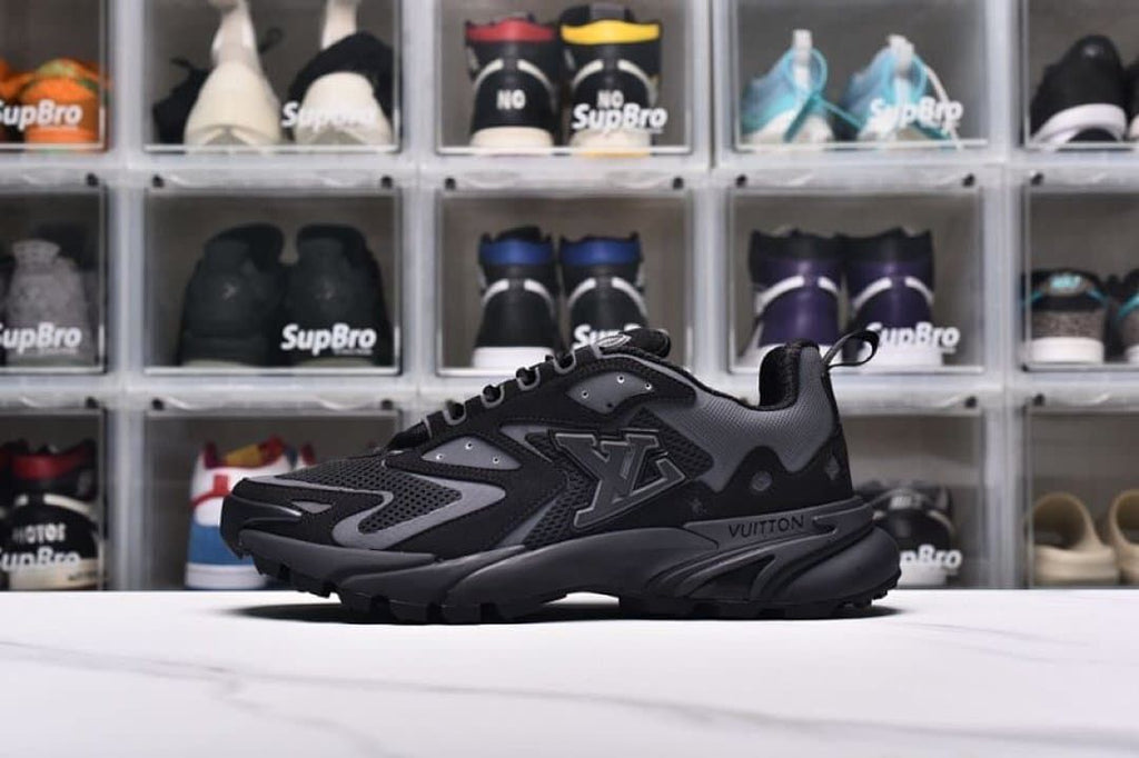 Louis Vuitton LV Millenium Black Chunky Sneakers