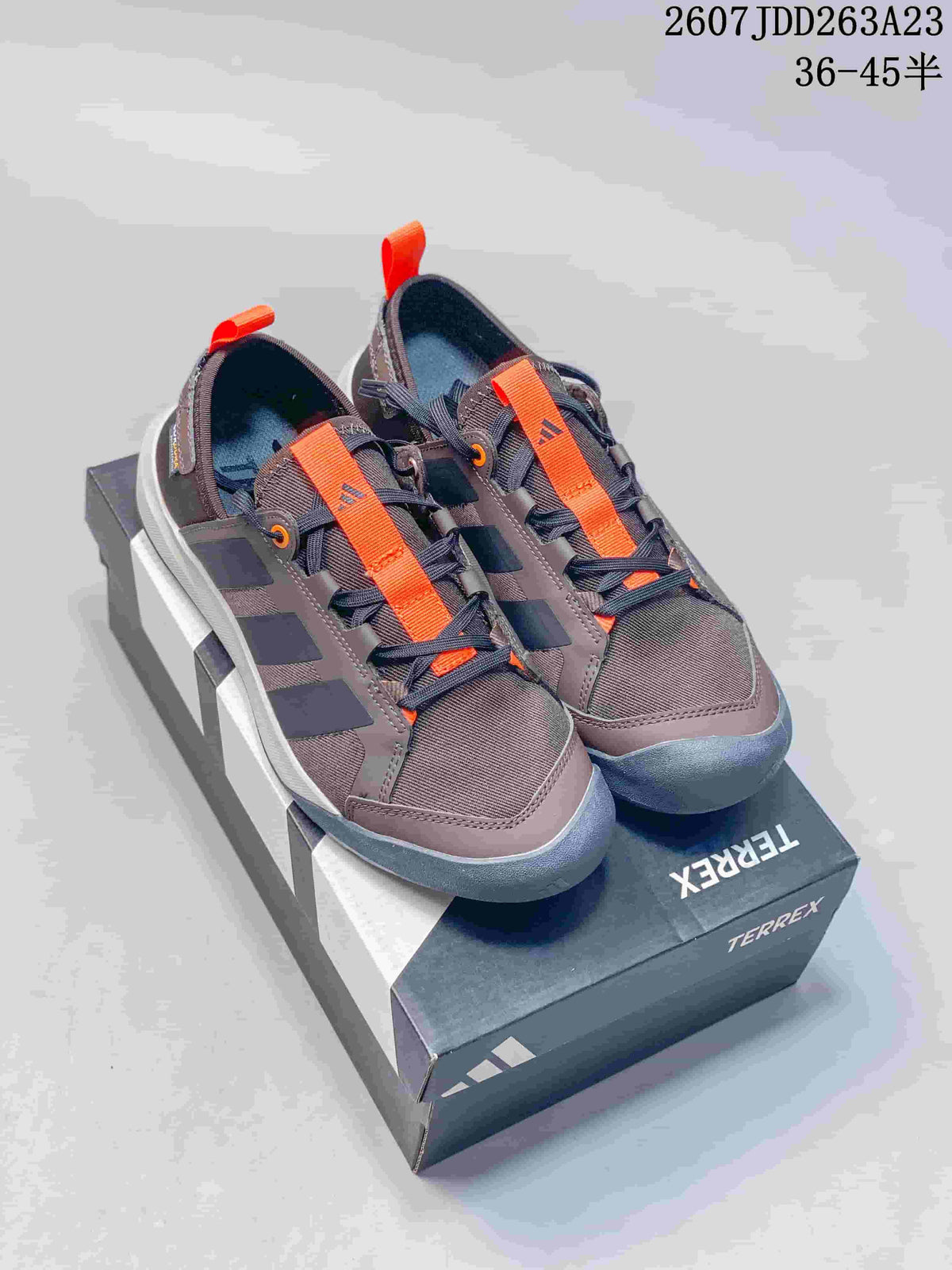 adidas TERREX Daroga CORDURA Outdoor Sneakers Brown Orange